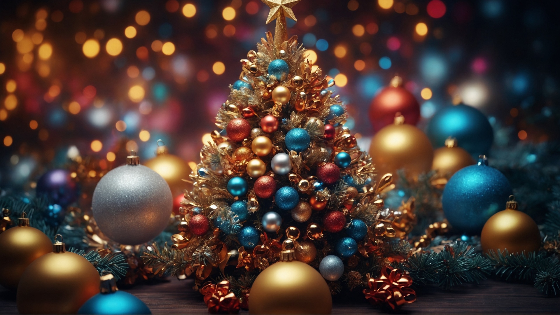 Decorated christmas tree