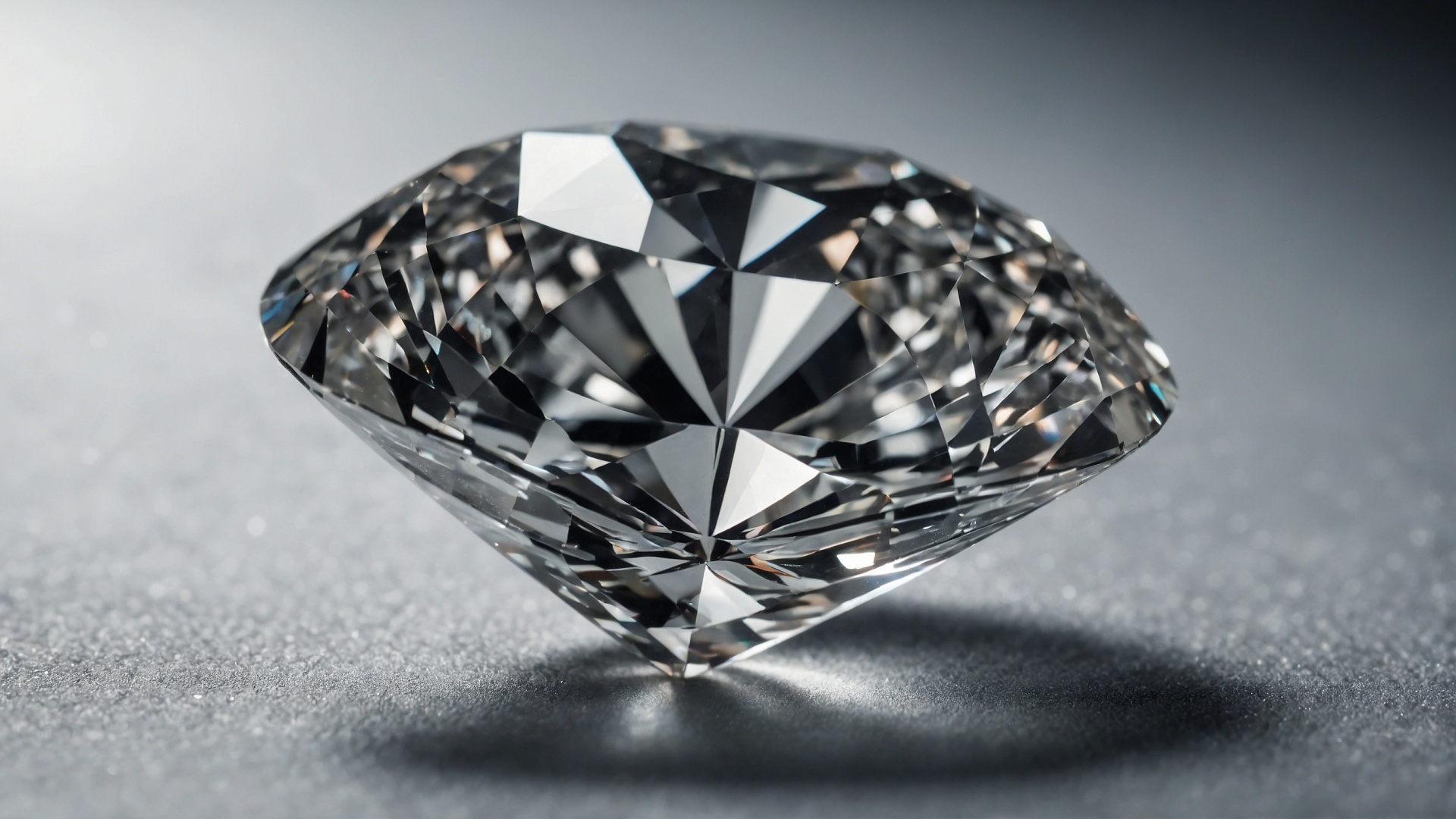 Brilliant diamond closeup