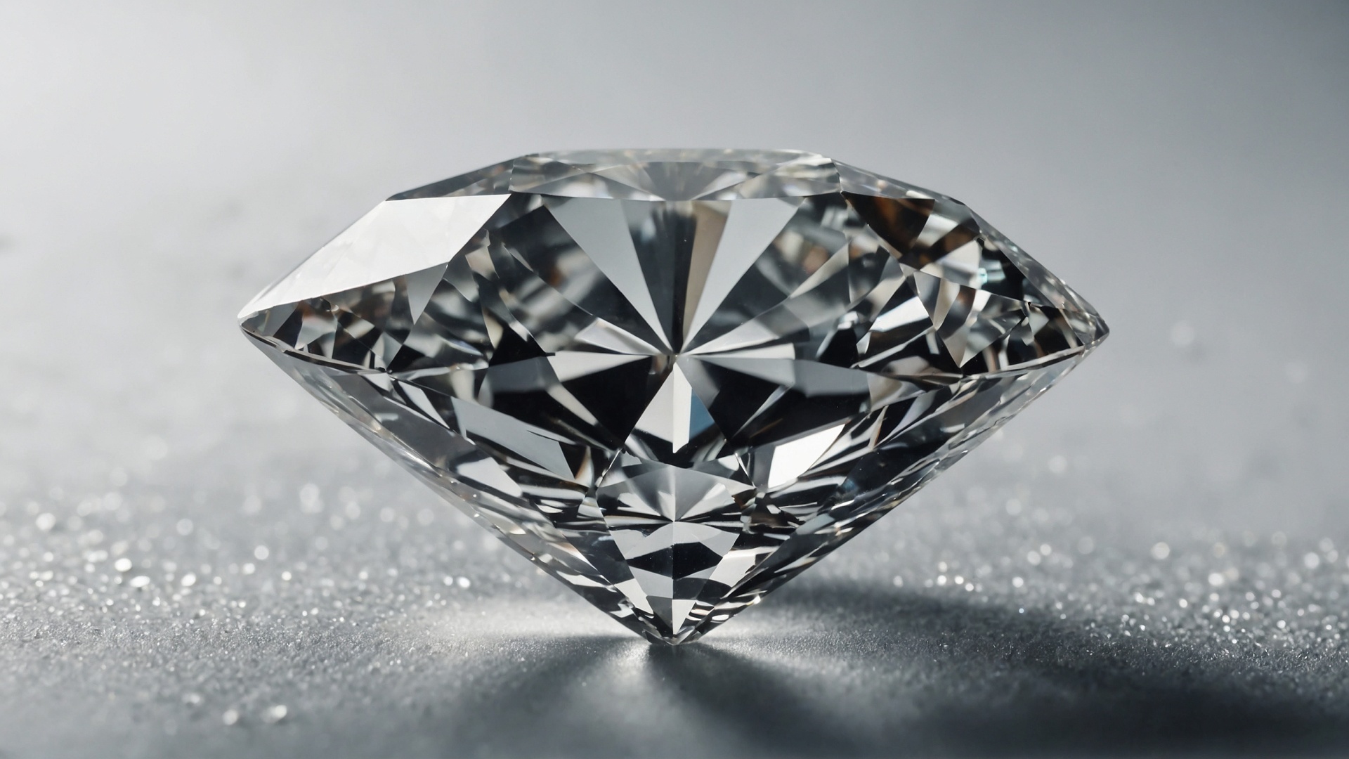 Brilliant diamond closeup