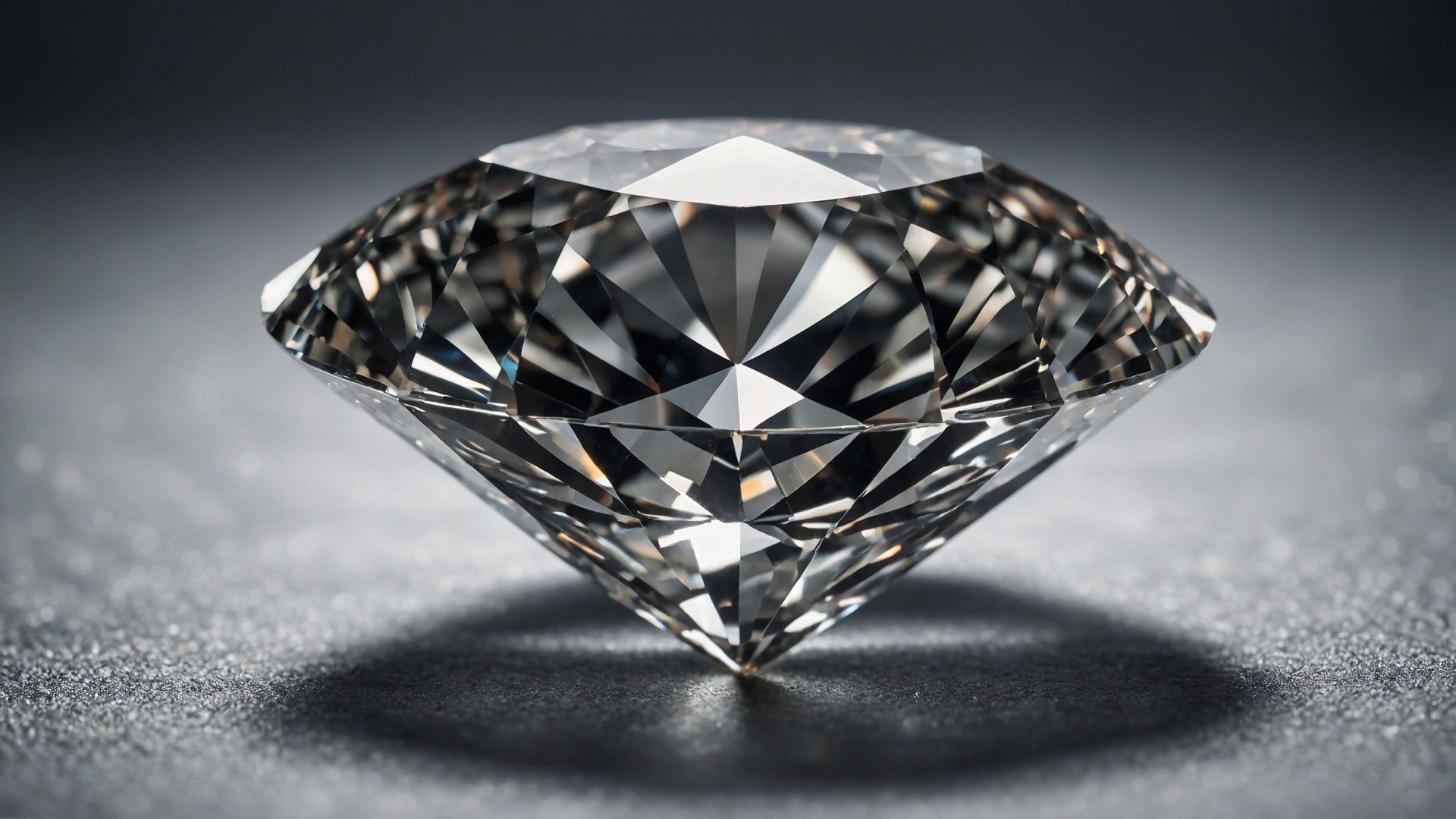 Brilliant diamond closeup