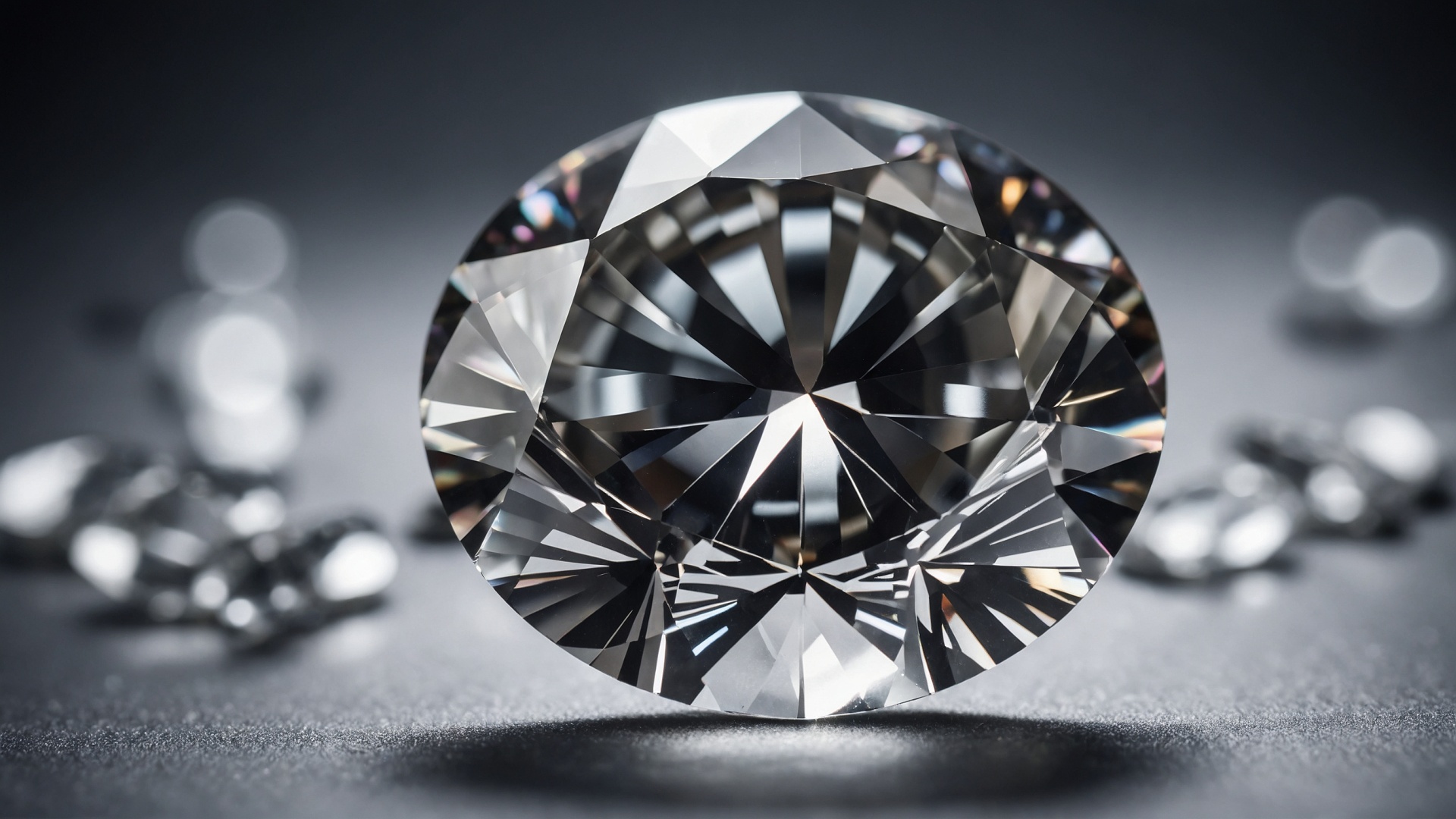 Brilliant diamond closeup