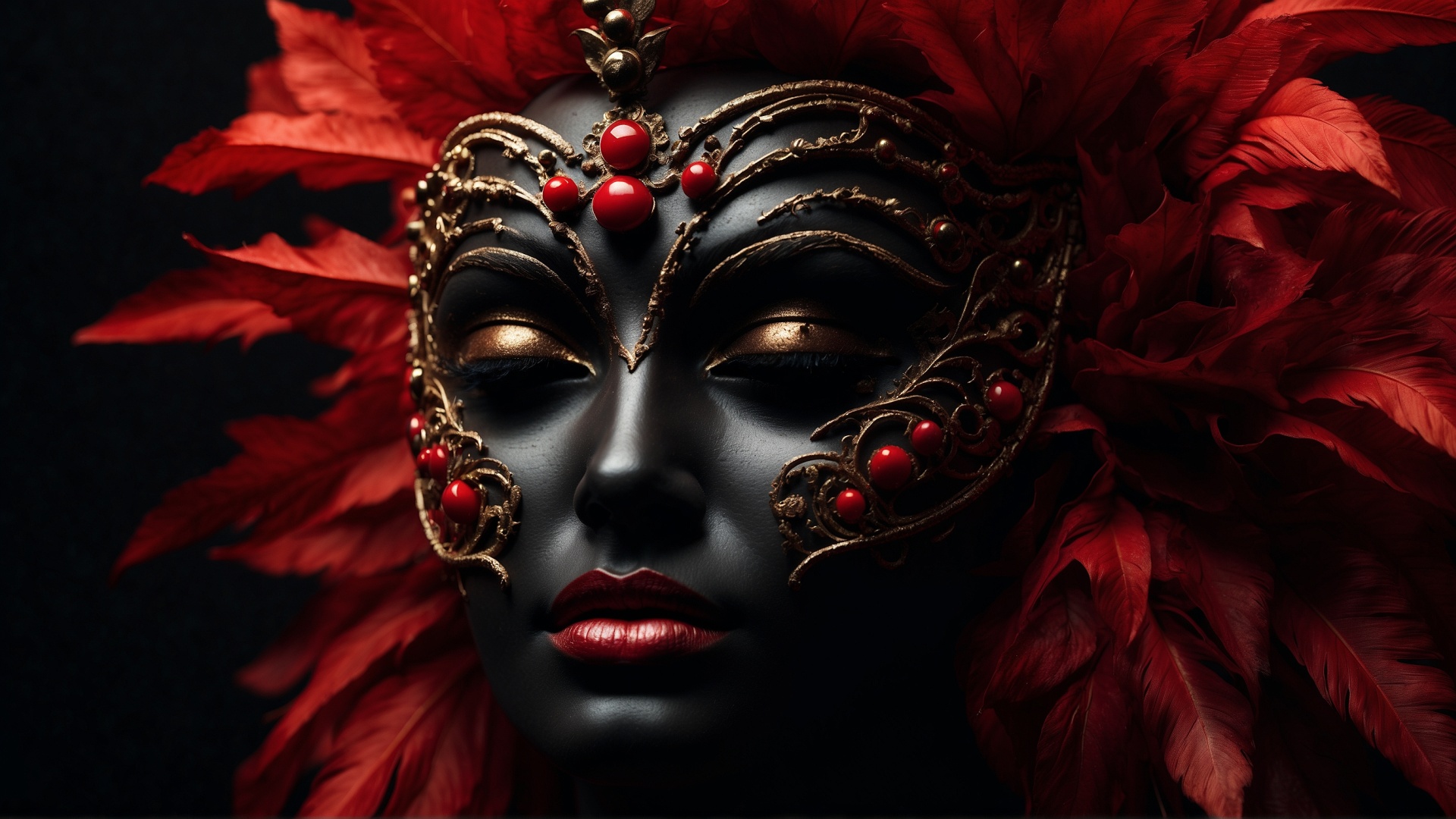 Venetian carnival mask