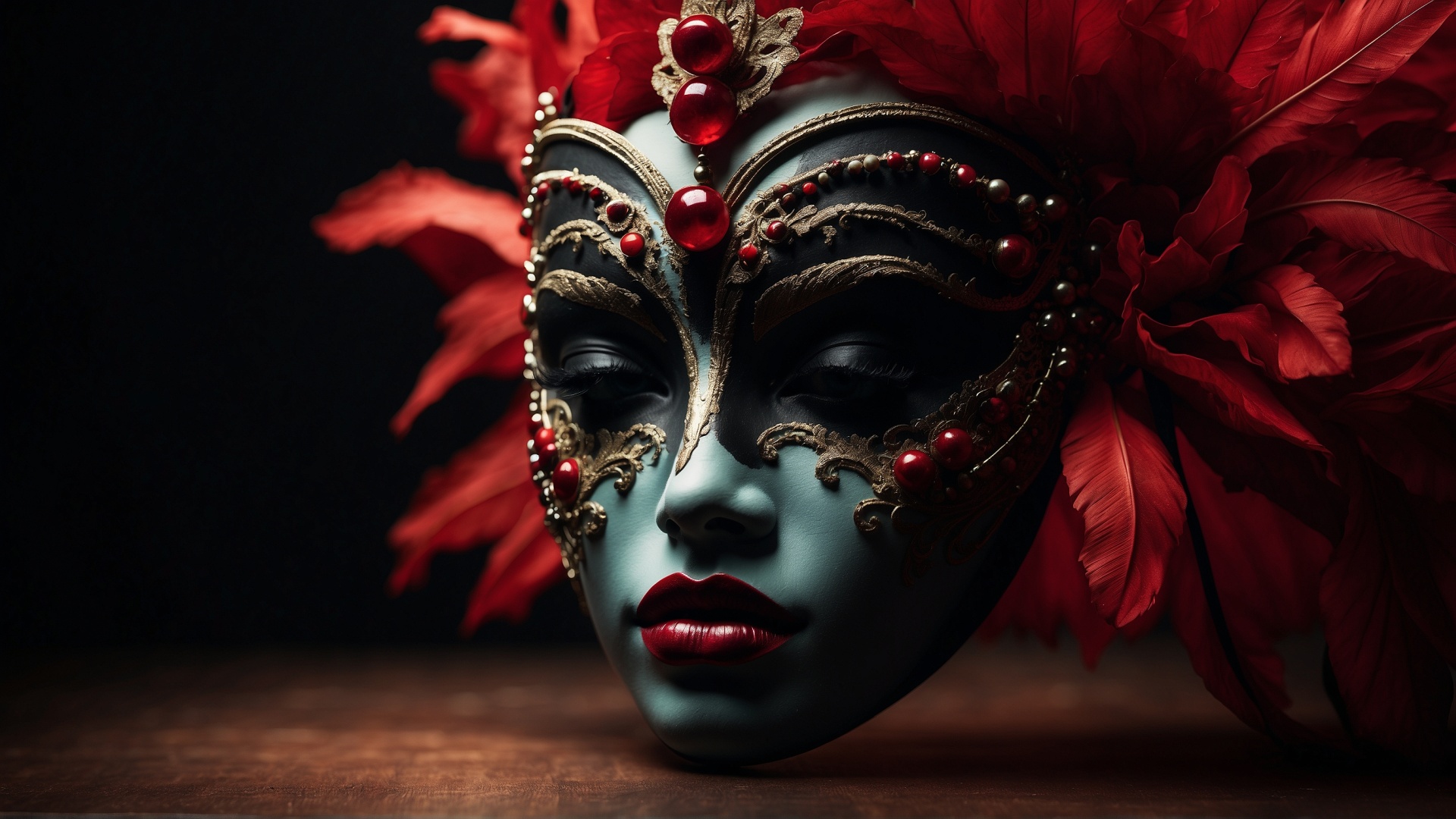 Venetian carnival mask