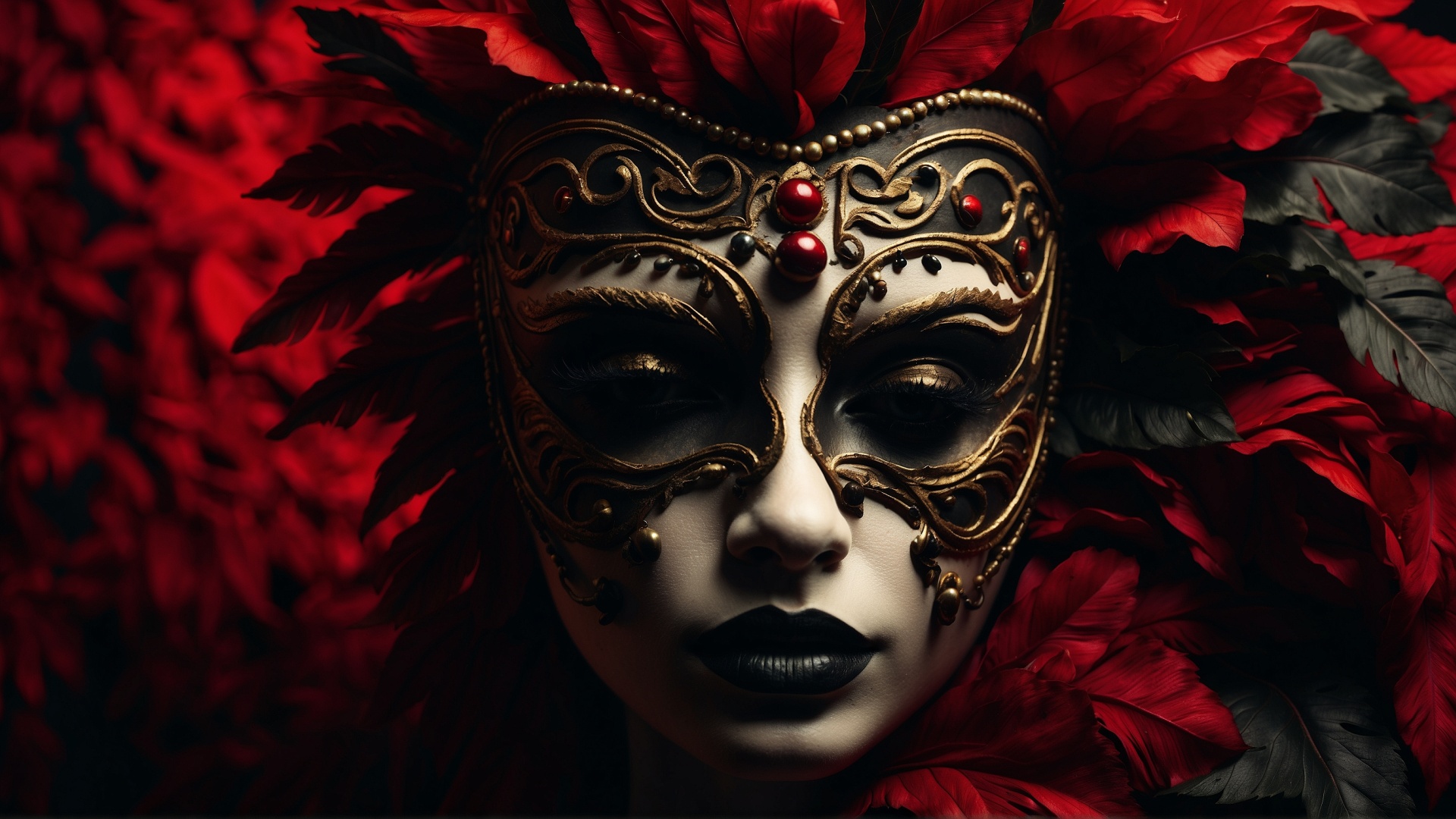 Venetian carnival mask