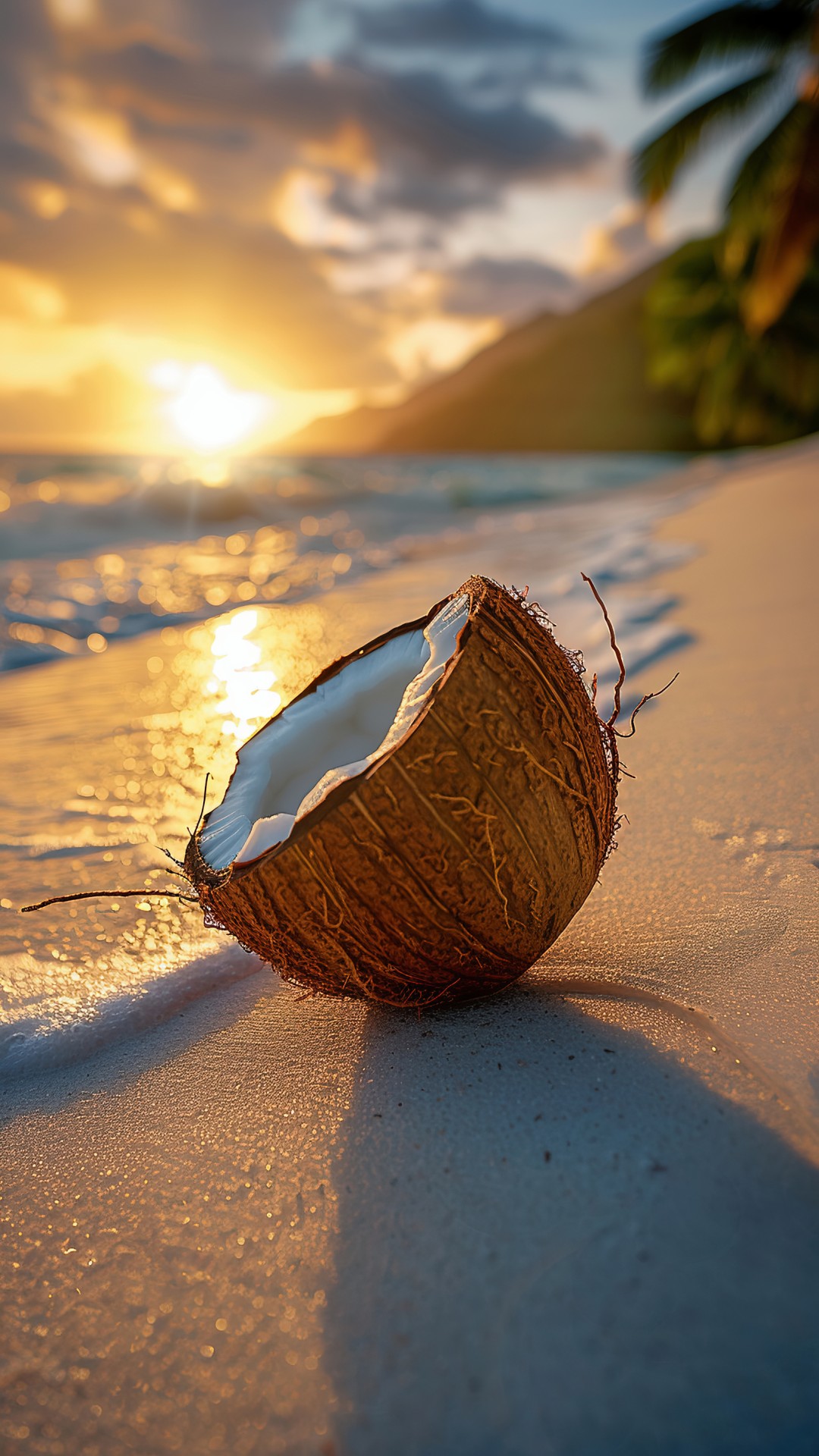 Coconut on the beach