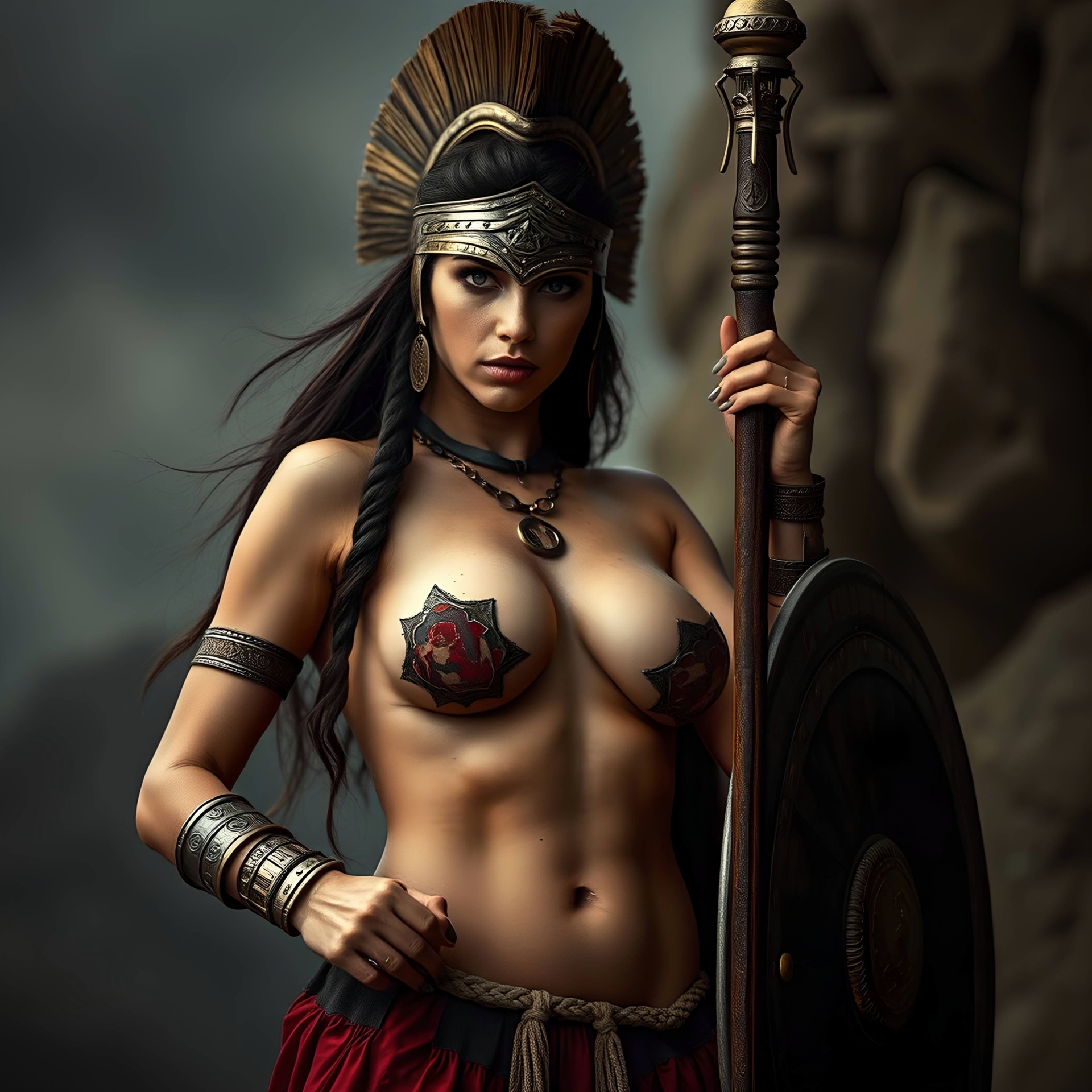 Sexy Gladiator Woman