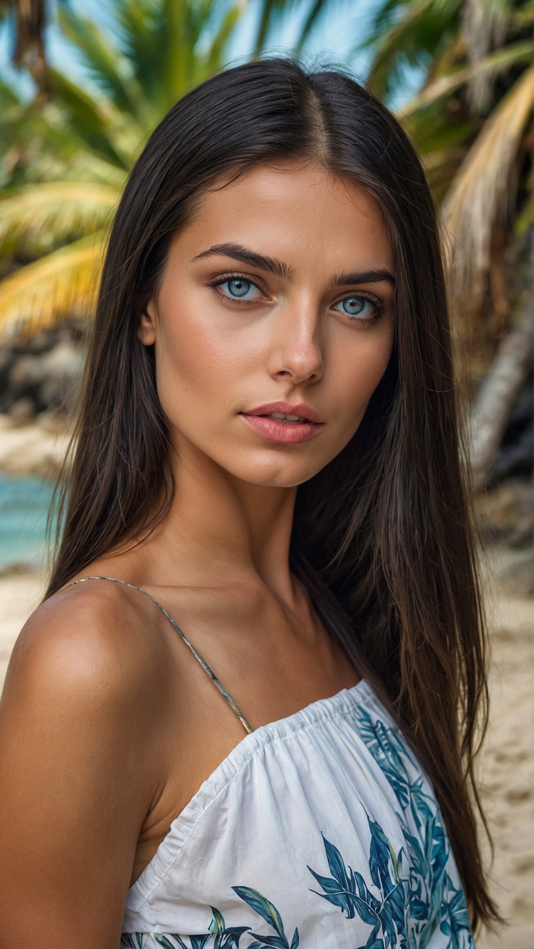 Woman on the beach