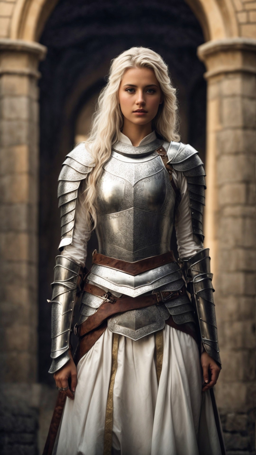 Blonde Woman Knight