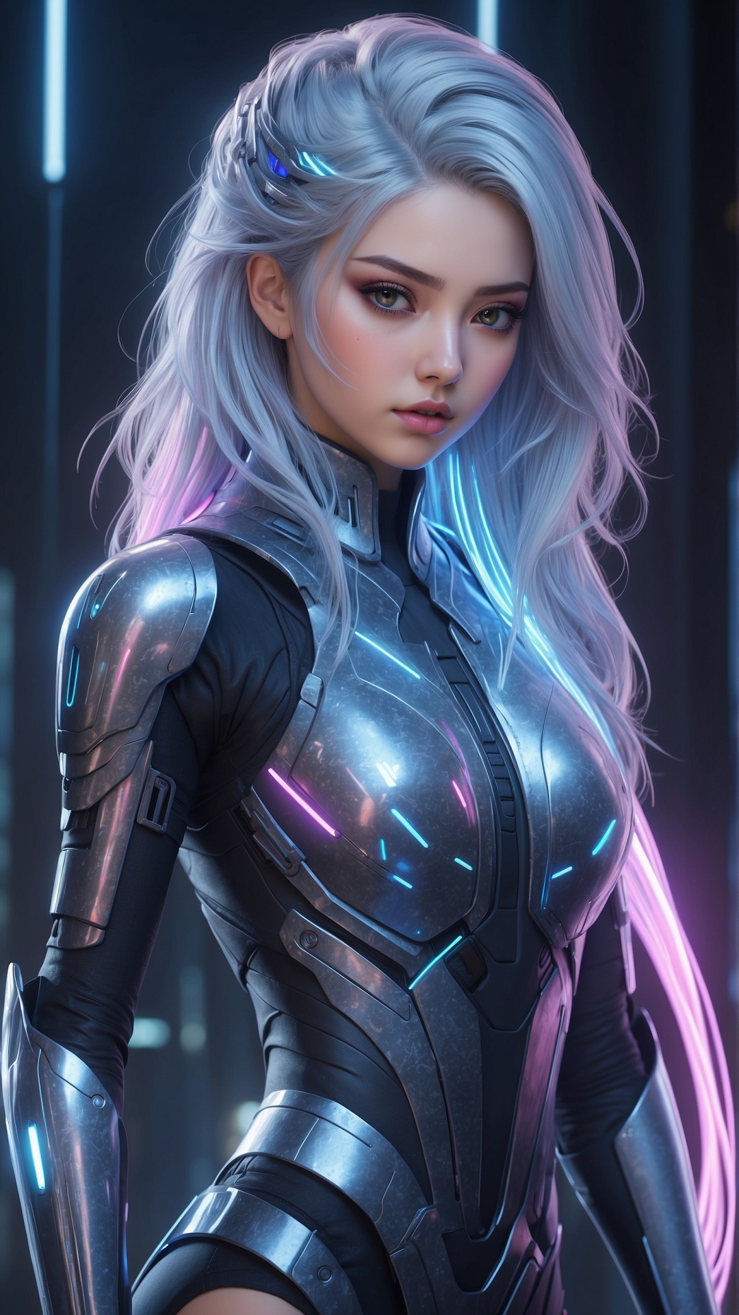 Freewallpaper24 phone wallpaper blonde bionic girl 1